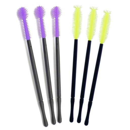 DISPOSABLE EYEBROW BRUSHES, SILICONE, 10 PCS
